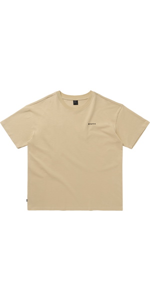 2026 Mystic Profile Tee 35105.240178 - Pale Khaki